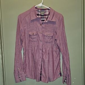 Natural Reflections LS Blouse M JRS.